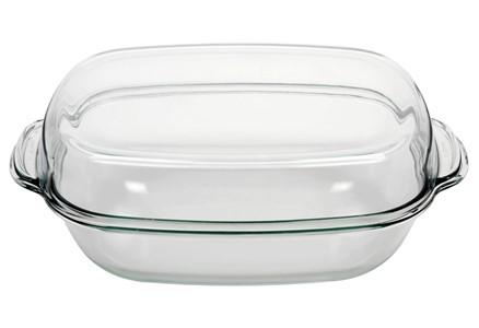 BOHEMIA CRISTAL Geflügelbräter Bräter, Deckel