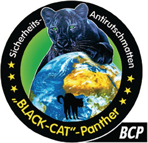 Sicherheitsantirutschmatte BLACK-CAT Panther -BCP- L4 m B1,2 m D4 mm 1 Rolle WADO