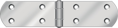 Kistenband B.offen500 mm Stärke 2,75 mm Stahl blau chromatiert Französisch 10 HOHAGE - VPE: 10