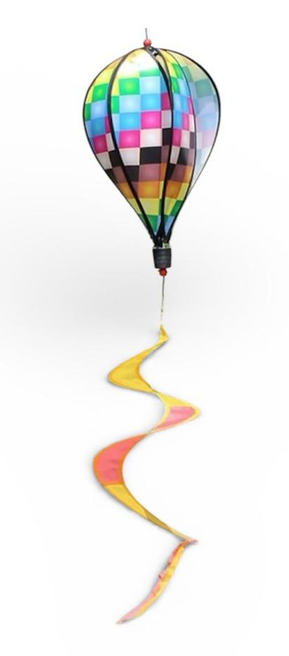Bdt Rainbow- Ballon- Windspiel mit Spiralschweif ''Design3'', ⌀ 28cm, 110cm Länge