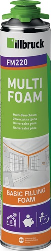 1K-PUR-Schaum FM220 750 ml B2 gelb mit Einweghandschuhen Dose ILLBRUCK