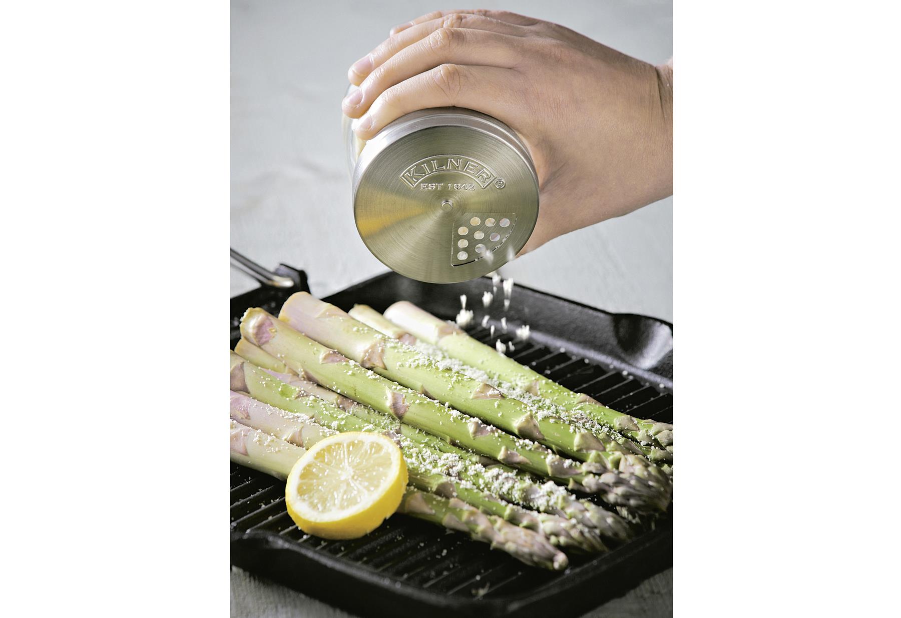 KILNER Aufbewahrungsglas mit Streuer 1 Glas, 1 Streudeckel - VPE: 12