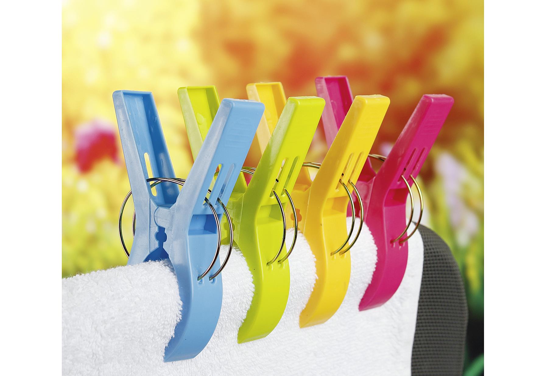 HI Strandtuch-Klammer XXL 4er Set - VPE: 20