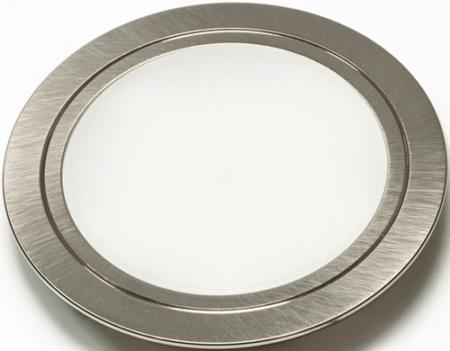 Einbauleuchte Chip Emotion 12 V 4 W Einlass-Ø 68 mm Rahmenfarbe Edelstahloptik L&S