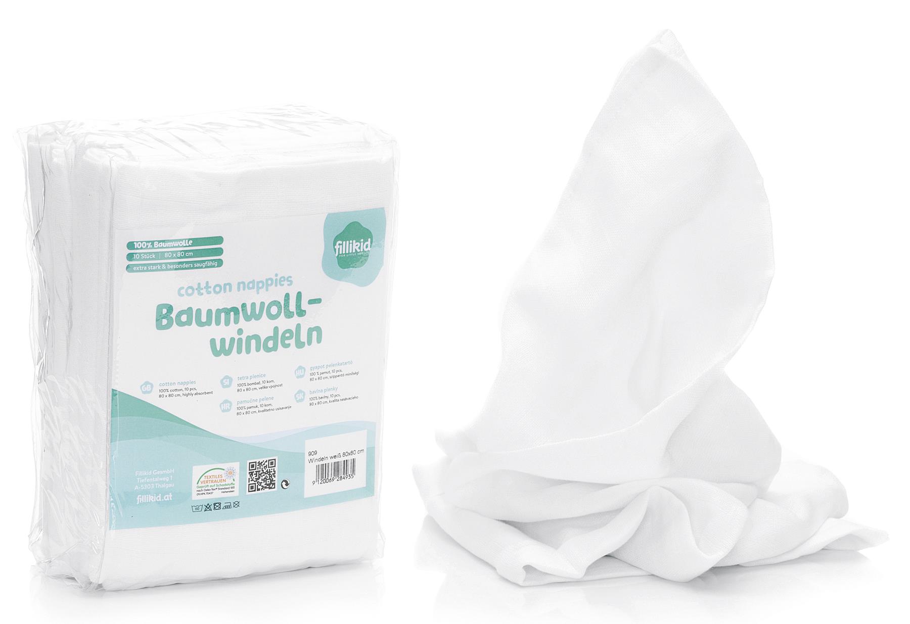 FILLIKID Mullwindeln 10er Pack