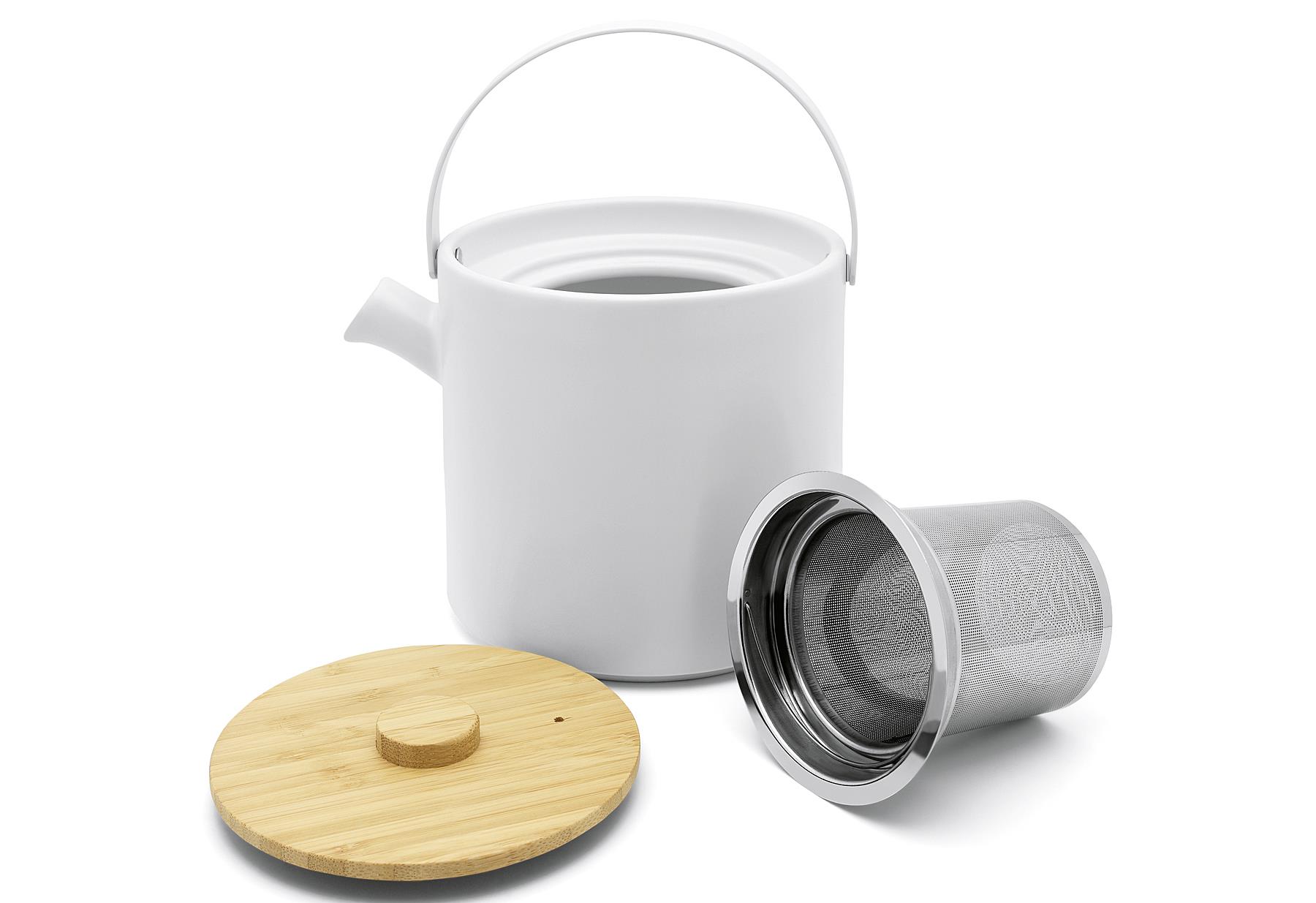 Bredemeijer Teeset 'Umea' 2-teilig Teekanne, Stövchen