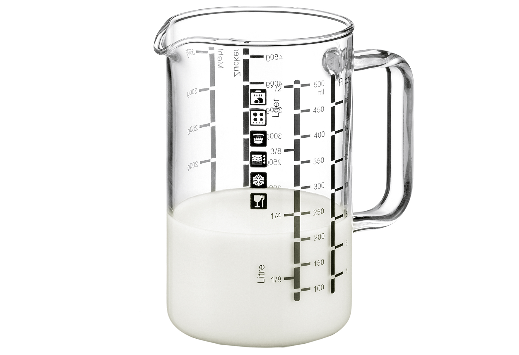 BOHEMIA CRISTAL Messbecher mit Henkel
