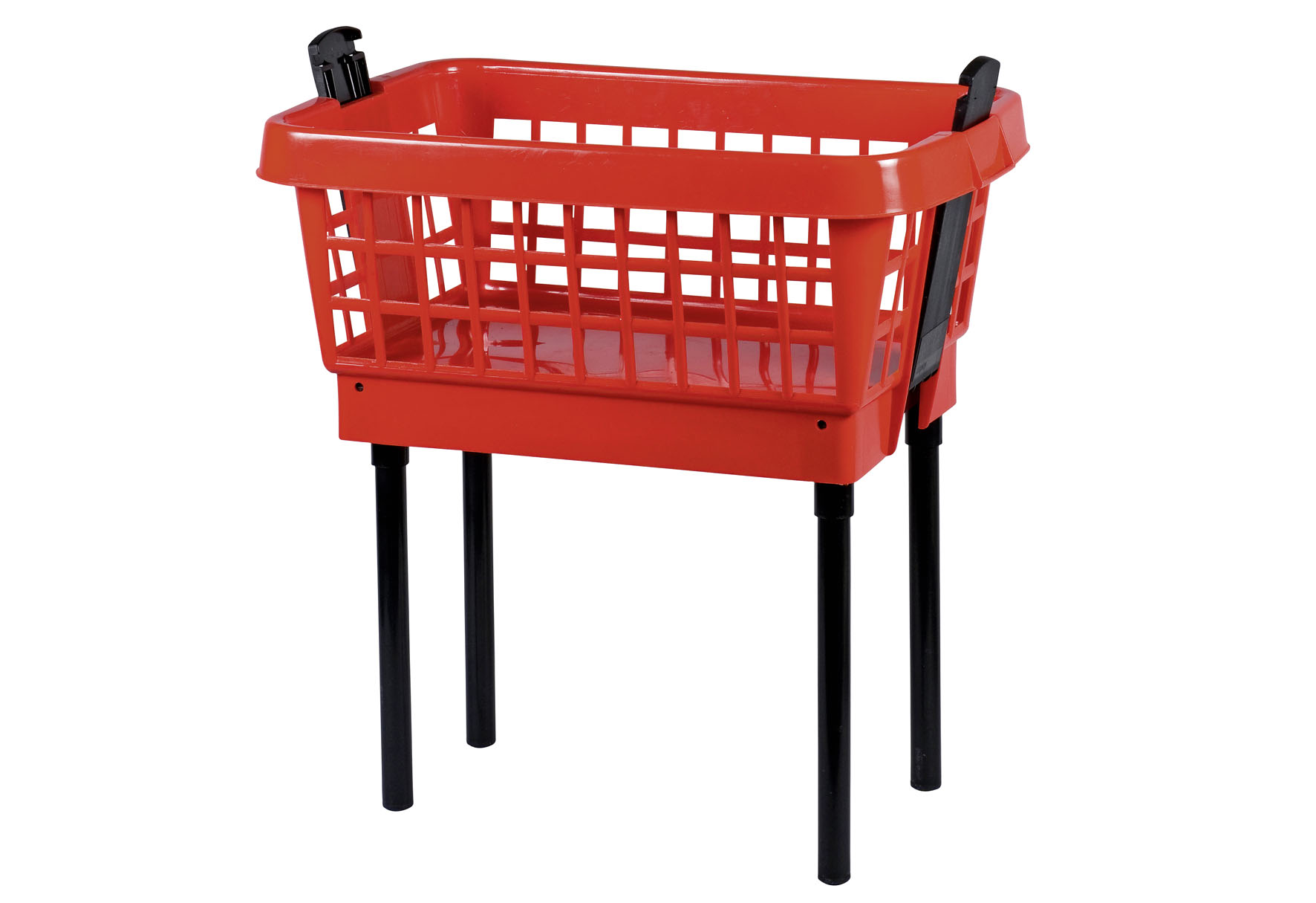LOCKweißER Wäschekorb Clip-Clap mit Füßen 45 l 65x42x28,5cm