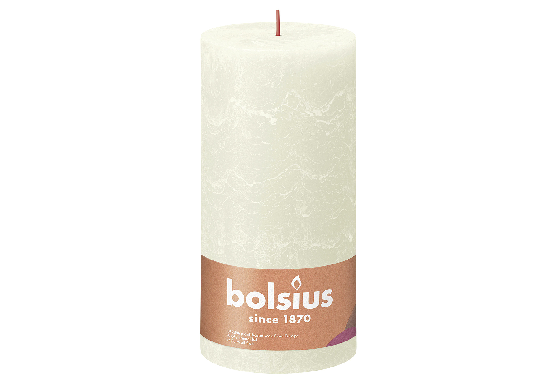 BOLSIUS Stumpenkerze 'Rustiko Shine' - VPE: 4