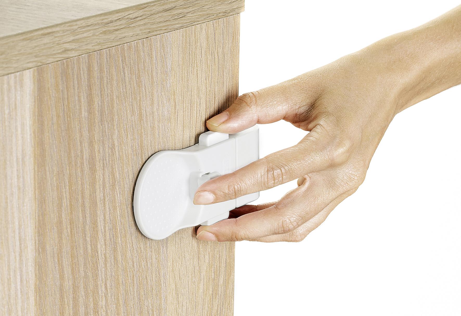 reer Vorteilspack Schrank-/Schubladensicherung 3er Set 3 x Schrank-/Schubladensicherung - VPE: 6