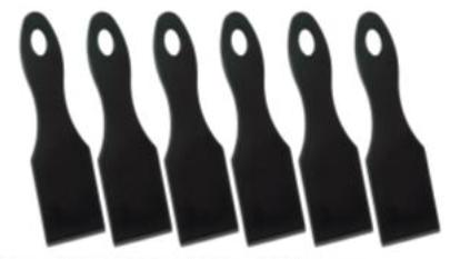 METALTEX Raclette-Schaber 'Futura' 6er Pack