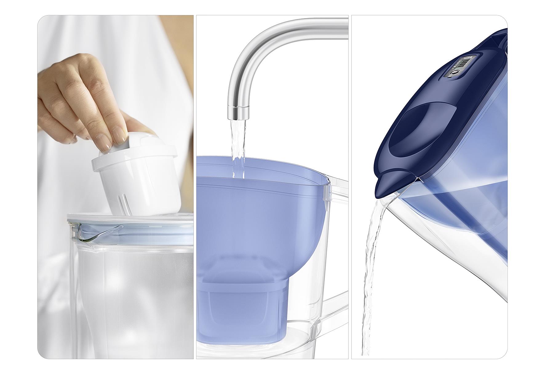 BRITA Wasserfilter-Kanne 'Aluna' Filterkanne und Kartusche