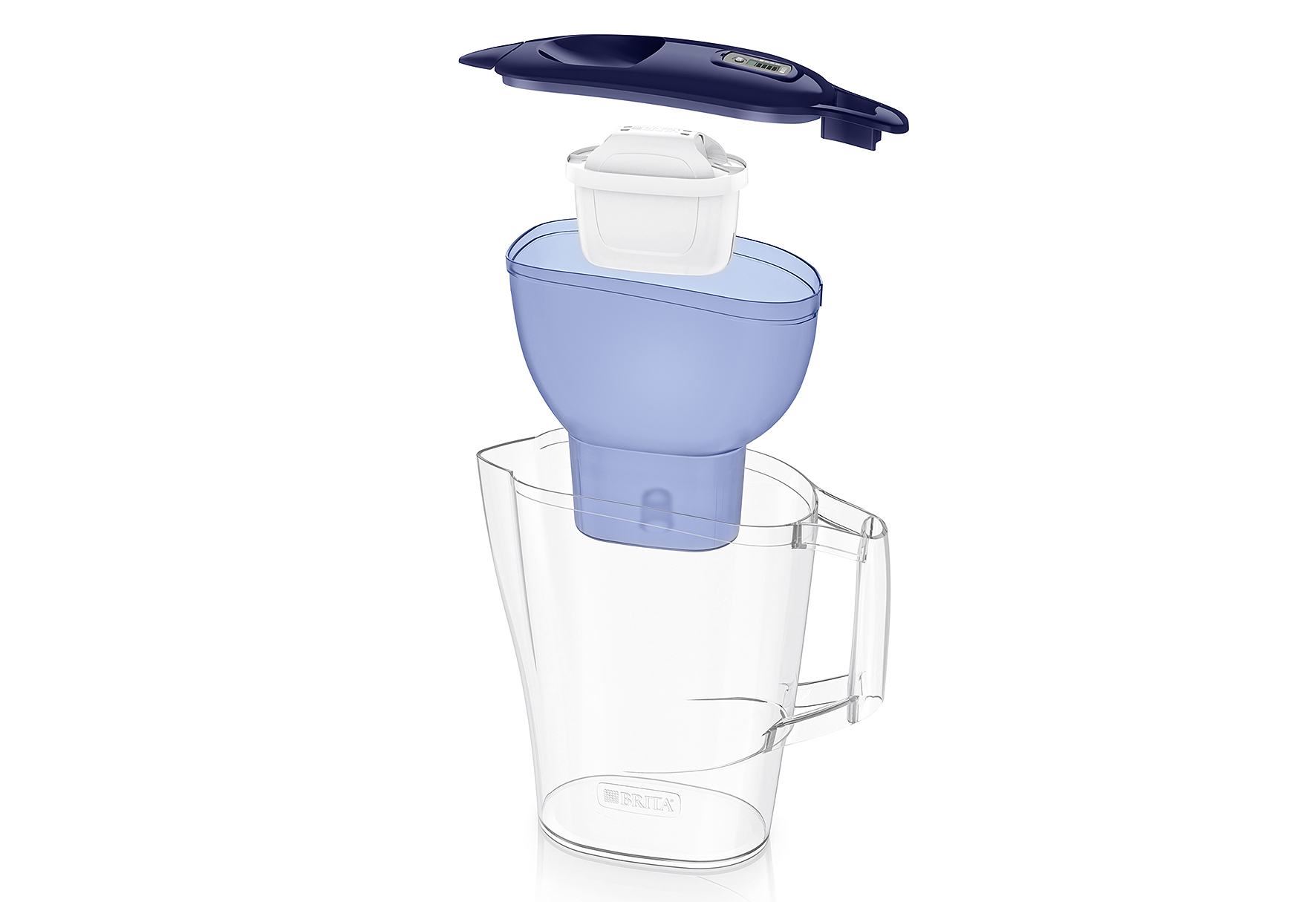 BRITA Wasserfilter-Kanne 'Aluna' Filterkanne und Kartusche
