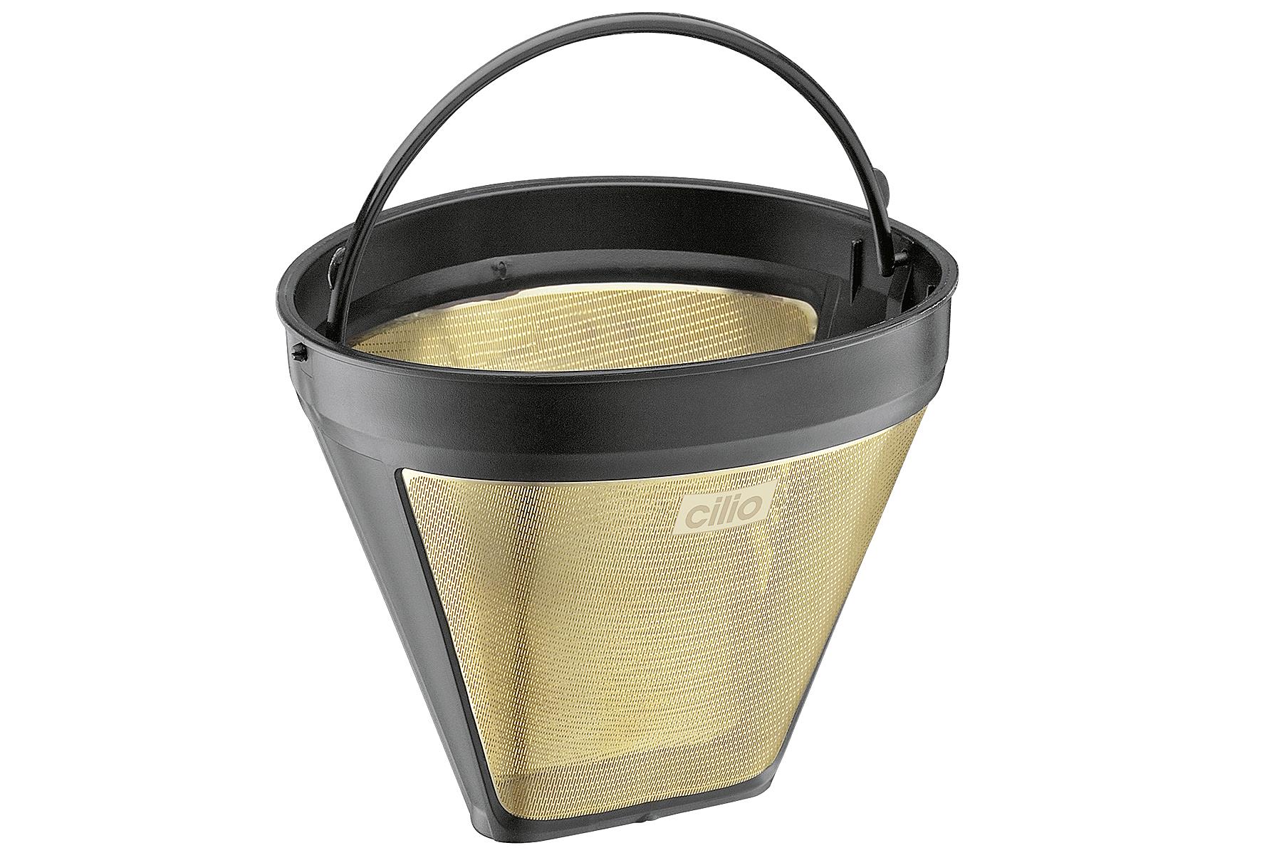 cilio tisch-accessoires Kaffeedauerfilter 'Gold' Gr. 4