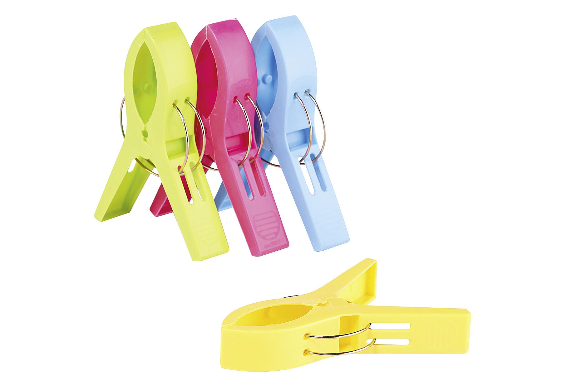 HI Strandtuch-Klammer XXL 4er Set - VPE: 20