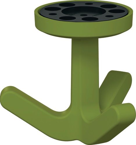 Dreifachhaken Serie 477 matt, elastisch 74 apfelgrün Höhe 69 mm Ø 51 mm HEWI