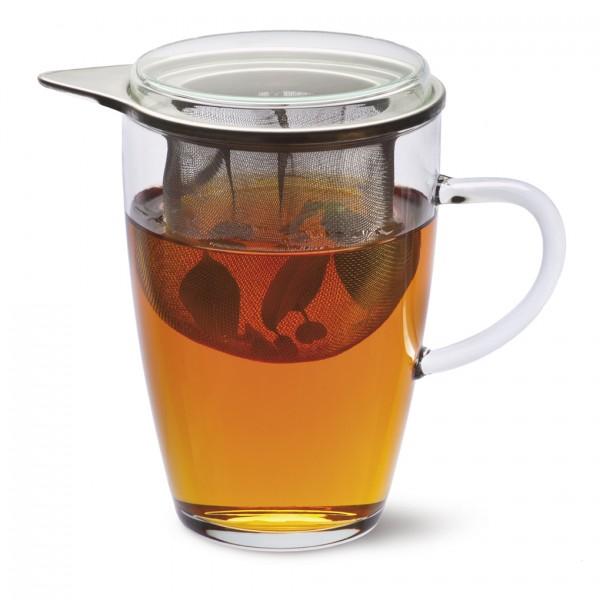 BOHEMIA CRISTAL Teeglas 'Lyra' Teeglas und Sieb