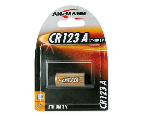 ANSMANN Fotobatterie 123A 9V Blister inkl. 123A 9 Volt Batterie, 12er Pack - VPE: 12