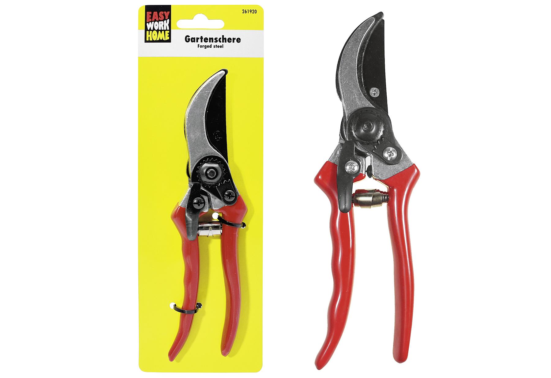 EASY WORK Bypass-Gartenschere - VPE: 6